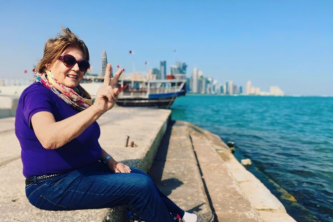 4 Hours Private Doha City Tour - Katara Cultural Village with Golden Mosque photo time