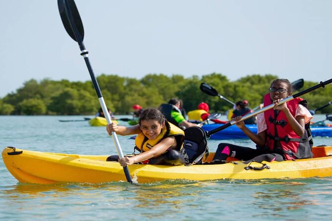 4 Hours Purple Island Mangroves Kayaking Adventure in Qatar - Stop 1: Purple Island, Al Khor Island, and Jazirat Bin Ghanim