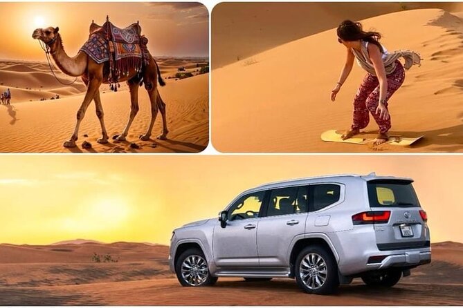 Camel Safari in Desert with Pickup and Drop off in Doha - Dunes, 4x4 rides, and sandboarding: when the safari turns playful