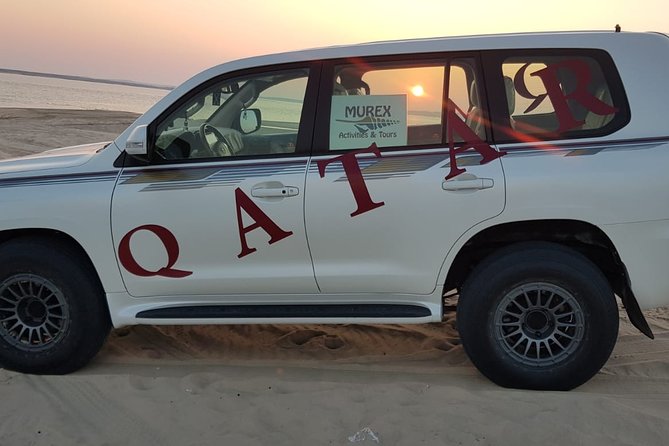 Desert Safari Adventure 4 hours from Doha with Pickup - Dune Bashing with a Certified Guide, Then Sandboarding the Real Thing