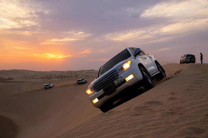 Desert Safari & Keshta | (Private) - Sealine Beach Camel Stop: Toilets, Falcon Photos, and Real Desert Breaks