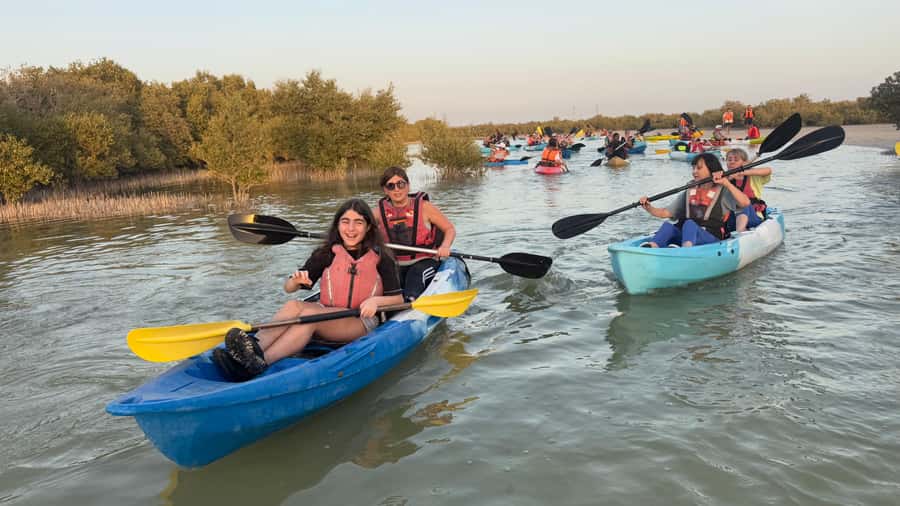 Discover Purple Island | Guided Mangrove Kayaking Experience - The day’s flow: AquaSports camp, safety briefing, Purple Island, and sunset camp time