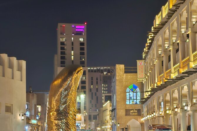 Doha All Inclusive Night City Tour with Traditional Dhow Boat - The Corniche Road segment: sea views and skyline angles