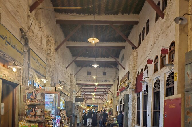Doha All Inclusive Night City Tour with Traditional Dhow Boat - Souq Waqif at night: your quickest hit of Qatari street texture