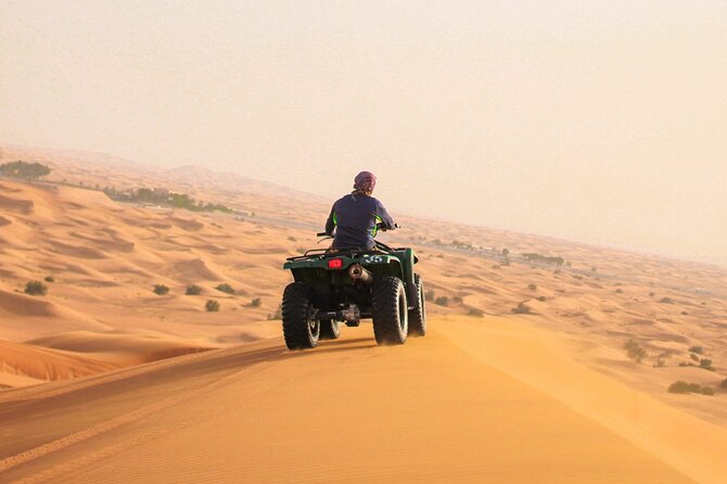Doha ATV Quad Bike Adventure in the Middle of Desert Qatar - Pickup, comfort, and getting to the sand
