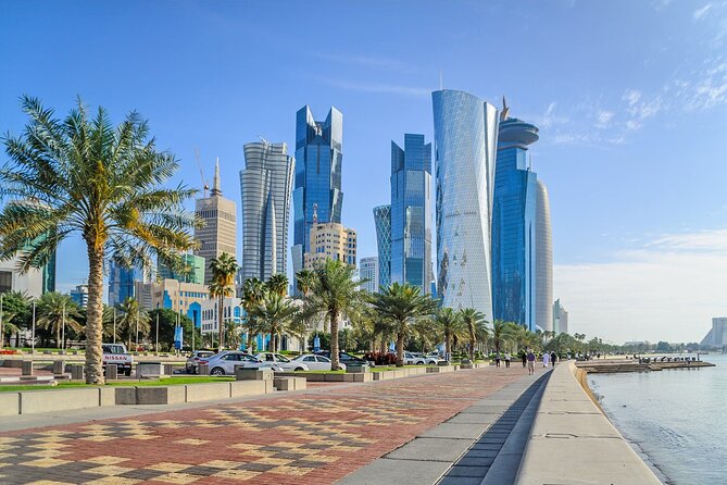 Doha City Tour and Dhow Cruise Ride (Private Tour) - The Pearl-Qatar and Lusail Marina Promenade: luxury waterfront contrast