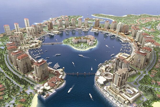 Doha Combo a Rich Heritage from the Desert to the City - Lusail finish: Grand Stadium and Crescent Tower views