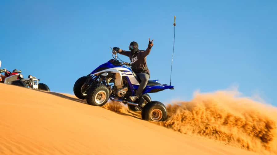 Doha: Combo Private Tour of Desert Safari with ATV Ride - The perfect half-day mix: dunes, ATV power, and Inland Sea views