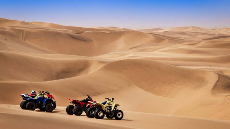 Doha: Combo Private Tour of Desert Safari with ATV Ride - Inland Sea and Khor al Udaid: the scenic payoff at the end