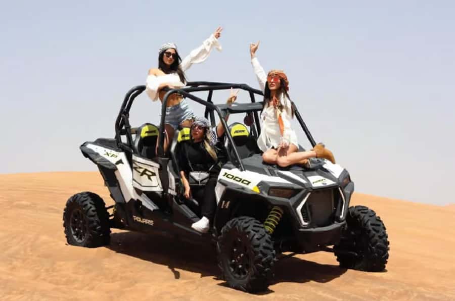 Doha: Desert Buggy Ride, Camel Ride, Dune Bashing, Sandboard - The Desert Safari Stop: Buggy Ride Energy and 4x4 Dune Bashing