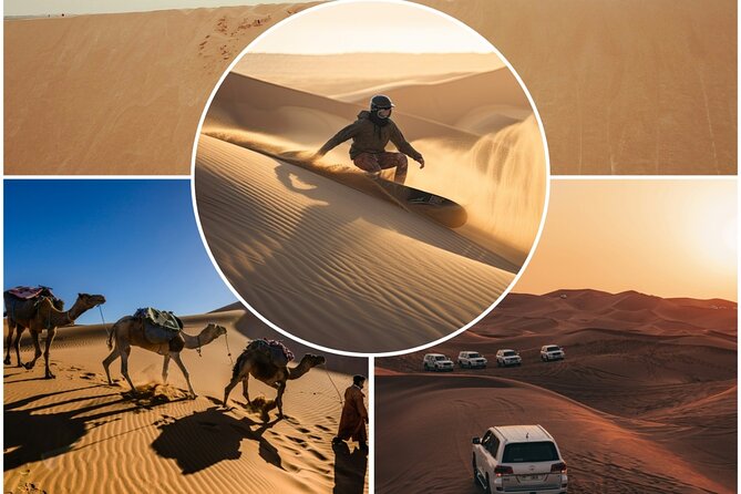 Doha Desert Safari Dune Bashing Camel Ride Sandboarding - Mesaieed Change of Scenery, Desert Feel Meets Coast