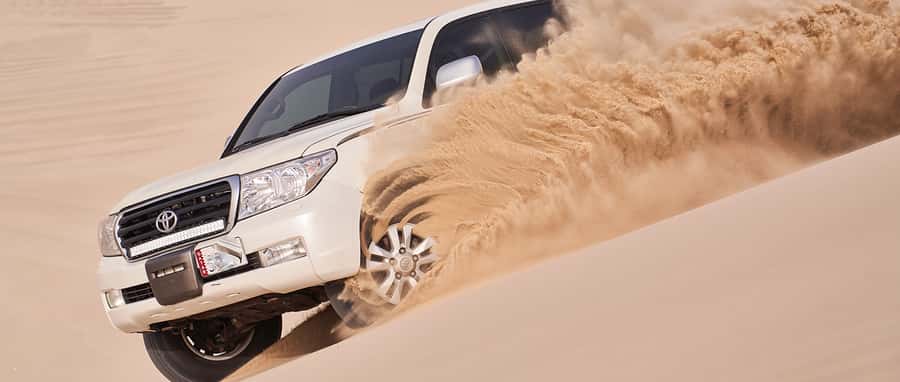 Doha: Desert Safari, Dune Bashing, Inland Sea With Transfers - Sealine Beach Photo Stop: Stretch Your Legs by the Waterline