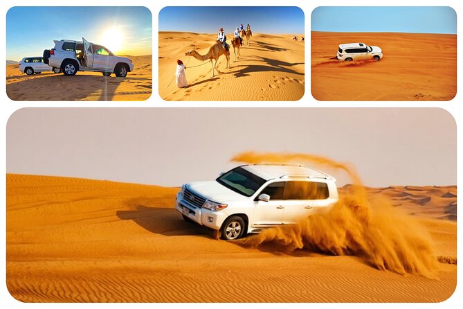 Doha: Desert Safari, Sand Boarding, Camel Ride & Inland Sea Tour - Dune Bashing in a 4x4: The Thrill, the Safety, the Real Expectation