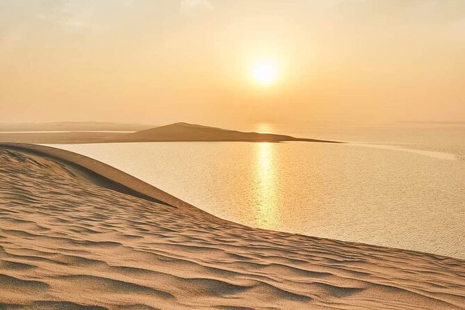 "Doha Desert : Safari, Sandboarding, Camel Ride & Inland Sea" - Inland Sea at Khor Al Adaid: A Peaceful Finale With Real Wow Factor
