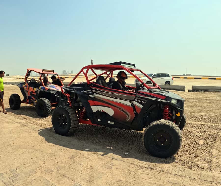 Doha: Desert Safari with Camel Ride and Quad Bike and Buggy - Dune Bashing and Sand Boarding: The Adrenaline Core