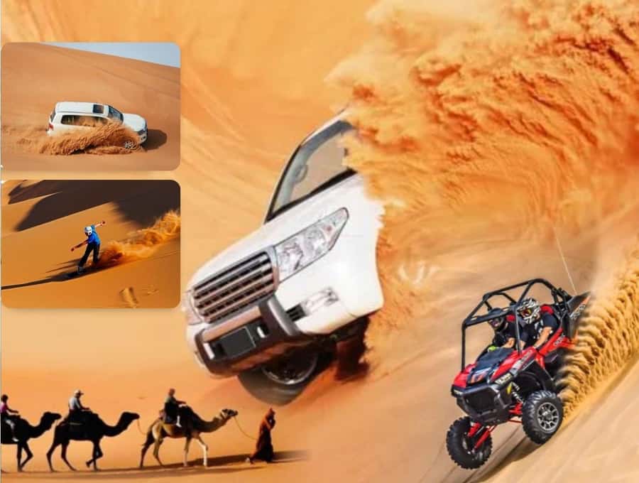 Doha:Desert Safari with Camel Ride, ATV Bike,& Sand Boarding - Price and logistics for this Doha desert combo (what $49 really covers)