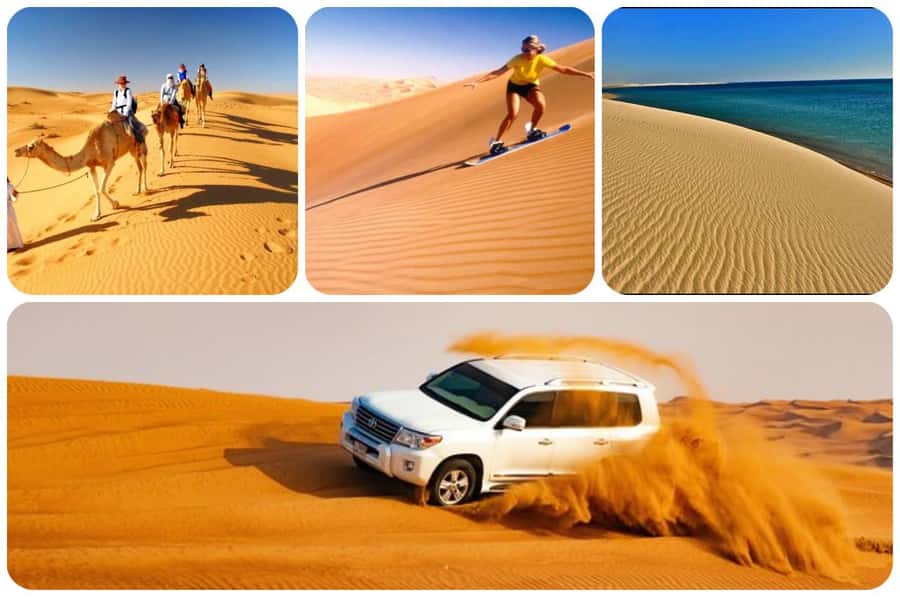 Doha: Desert Safari with Camel Ride Family Friendly Tour - The Ride Into the Dunes: 45 Minutes of Desert Build-Up