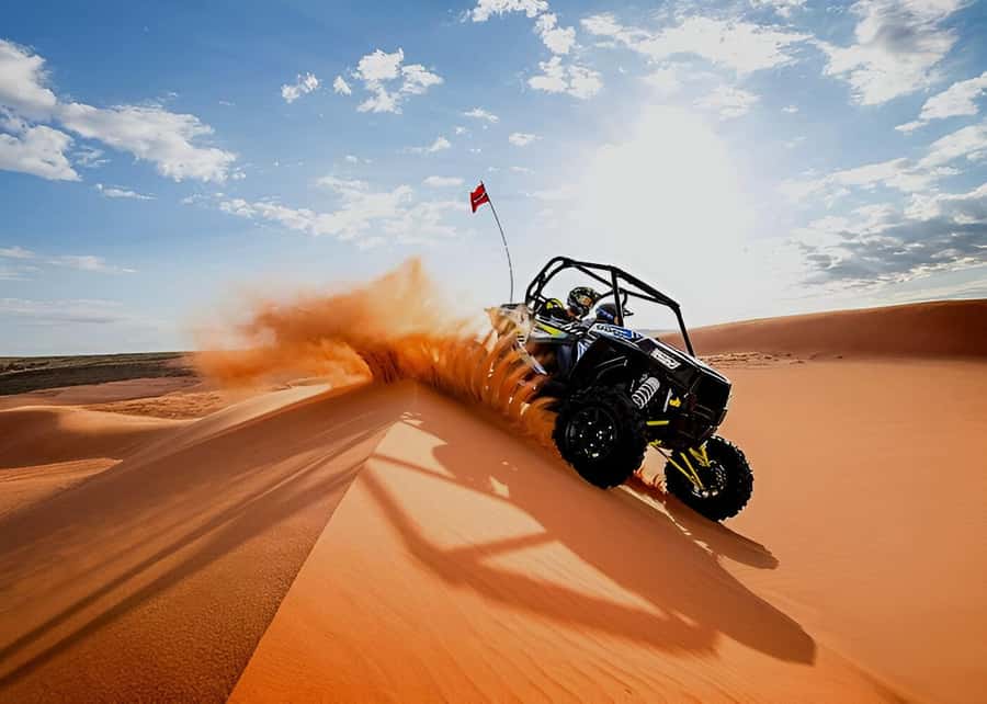 Doha: Desert Safari with Quad Bike, Sandboard & Camel Ride - Quad Biking on 250 to 300cc Machines, But Only Where Allowed