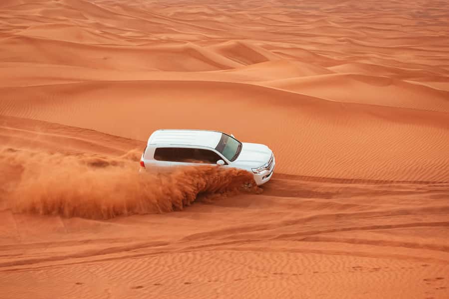 Doha: Desert Safari with Quad Bike, Sandboard & Camel Ride - The Inland Sea Finish Near Saudi Arabia: The View You Came For