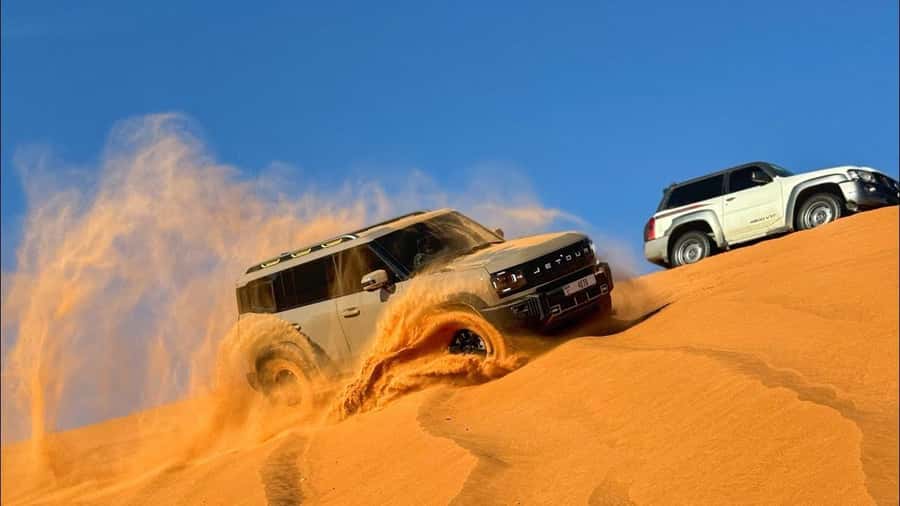 Doha: DesertSafari with Quad Bike, Camel Ride & Sandboarding - Khor Al Adaid Inland Sea: the scenery finale you’ll remember