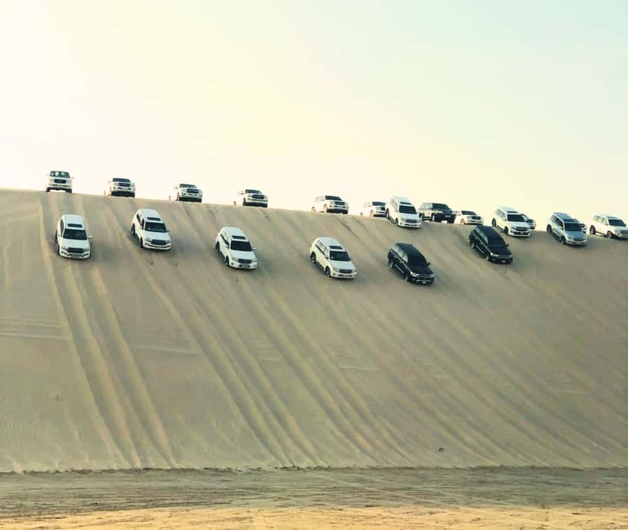 Doha: Guided Desert Safari Tour with Pickup & Drop Service - Inland Sea (Khor Al Adaid): where you see the desert meets the ocean