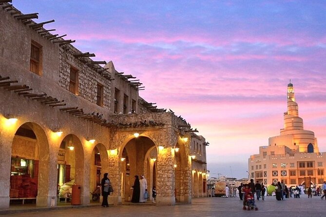 Doha: Half Day City Tour with Pickup and Drop-off - Souq Waqif: traditional shopping lanes with free admission time