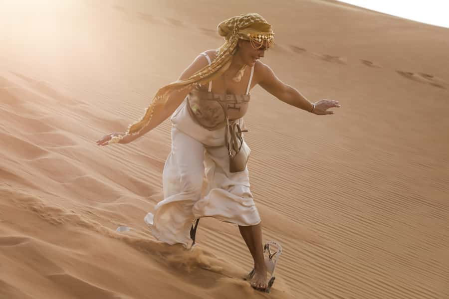 Doha: Half-Day Desert Safari, Quad Bike, Camels & Inland Sea - National Museum Metro Pickup, Then Straight Into the Desert Mood