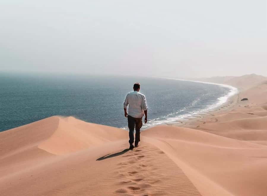Doha: Inland Sea, Desert Safari, Camel Ride and Sandboarding - Desert speed and Inland Sea color, in one half-day plan