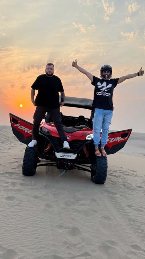 Doha: inland sea Tour With Dune Bashing &Sandboarding fun - The 4x4 Land Cruiser plan, pickup timing, and what to expect on the road