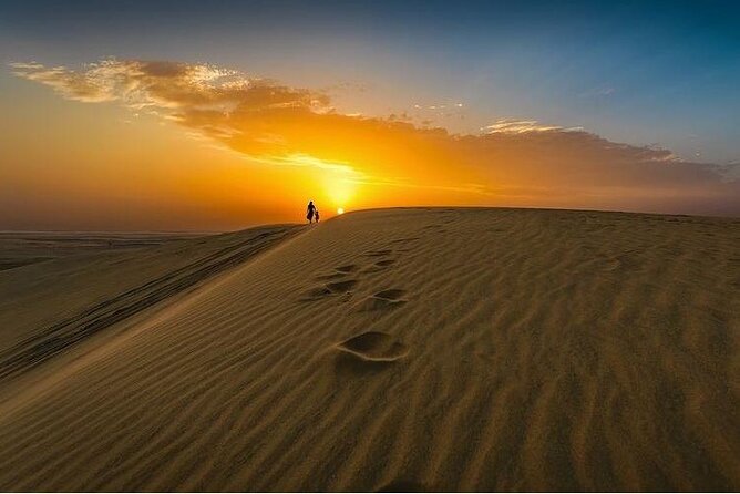 Doha Layover Desert Safari, Camel Ride, Sand Boarding, Inland Sea - Inland Sea: a surprising contrast from the dunes