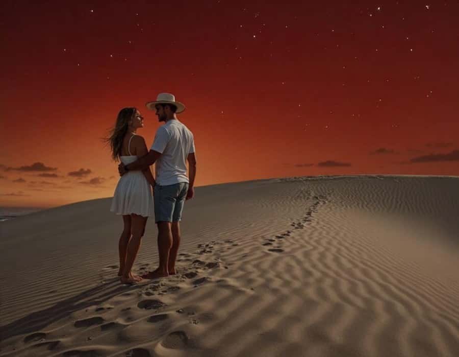 Doha : Night Desert Safari with Dune Bashing & Stargazing - Inland Sea pause: when the desert goes quiet
