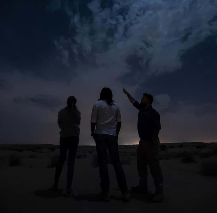 Doha: Night Safari with Dune Bashing and Camel Ride - Camel ride at sunset: calm pace, big views