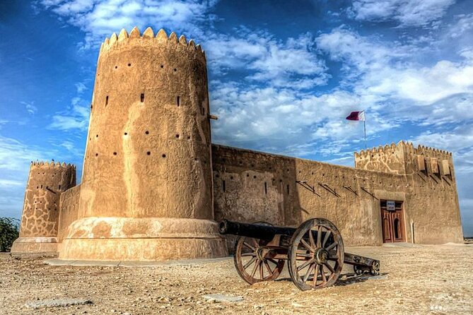 Doha North Tour Zubara Fort Jumail Village Purple Island - Jumail Village ruins: stone houses, wells, and a vanished community
