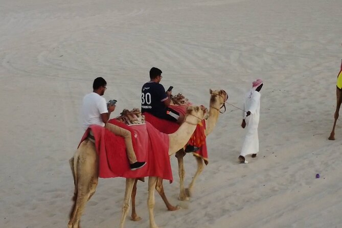 Doha-Private half day safari Sunrise/Sunset - Seam line beach stop: dunes, photos, and a real sense of place