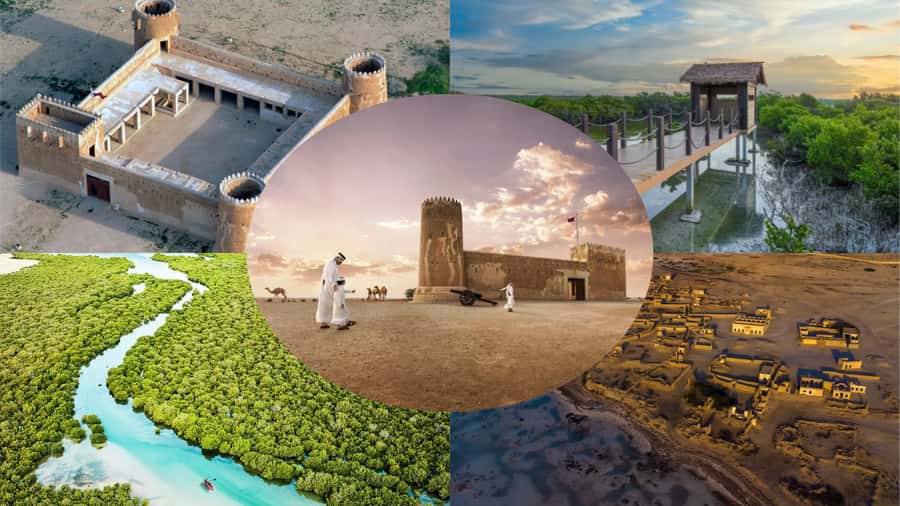 Doha: Private North Qatar Tour, Mangroves, & Zubara Fort - North Qatar in a 4-hour private ride, not a long haul