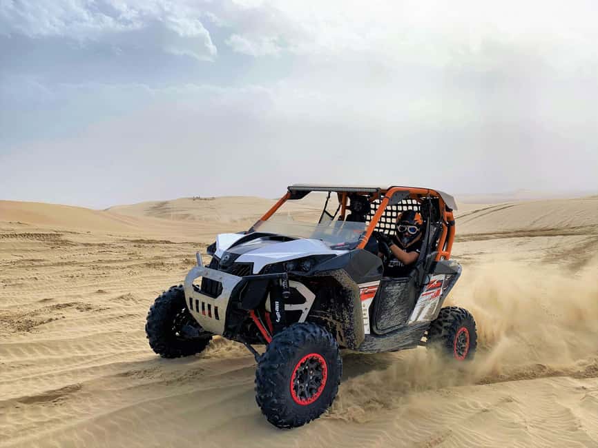 Doha Qatar Buggy ride, camel ride, dune bashing, sandboard. - Price and value: what $133 buys in a 5-hour experience