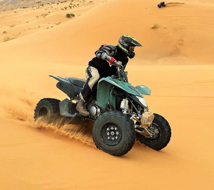 Doha:Quad Bike Desert Safari Adventure with 4x4 Vehicle Ride - Quad Bikes on Golden Dunes for About 75 Minutes