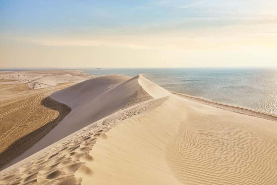 Doha:Quad Bike Desert Safari Adventure with 4x4 Vehicle Ride - Mesaieed Stop for Coffee, Tea, and Camel Time