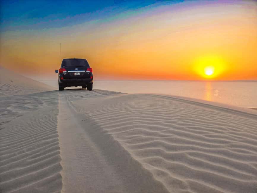 Doha:Quad Bike Desert Safari Adventure with 4x4 Vehicle Ride - Photo Stop, Sandboarding Time, and the Sea Horizon Moment