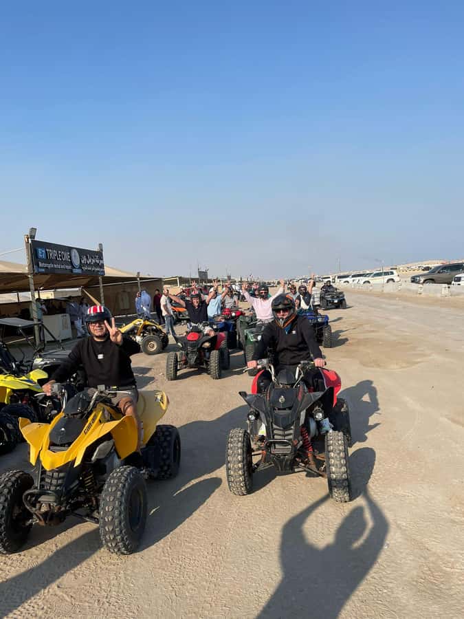 Doha: Quad Bike, Desert Safari, Buggy ride & inland sea tour - Transportation and safety: why the guide name keeps showing up