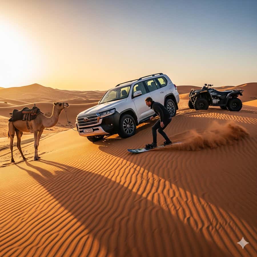 Doha: Safari, Camel Ride, Sand boarding and Inland Sea Tour - Quick hits
