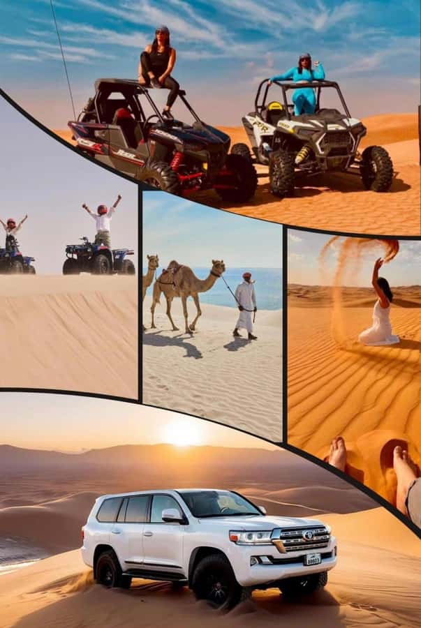 Doha: Safari, Camel Ride, Sand boarding and Inland Sea Tour - Optional 1-hour quad bike ride for extra adrenaline