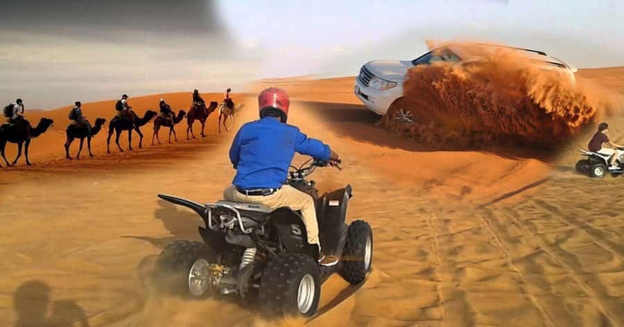 Doha Safari Quadbike, CamelRide, Sandboarding & Inland Sea - Doha Desert Safari, Quad Bikes, and the Inland Sea Mix That Works
