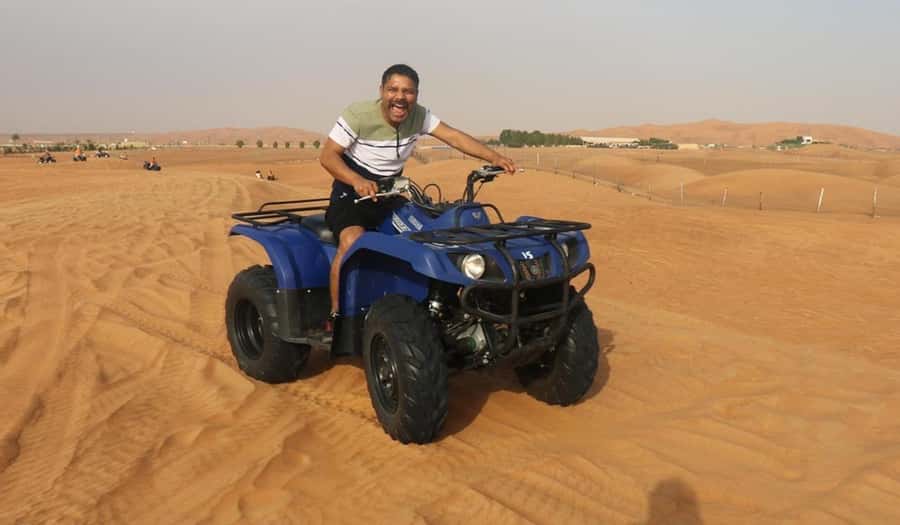 Doha Safari Quadbike, CamelRide, Sandboarding & Inland Sea - Sandboarding: Included Fun That Works for Beginners