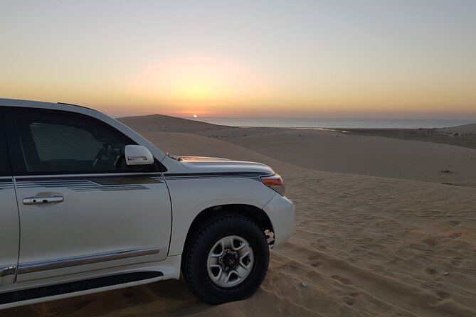 Doha: Sunrise /Sunset Desert Safari with Sand Boarding,Camel ride - Stop 2: Khor Al Udaid, Qatar’s inland sea