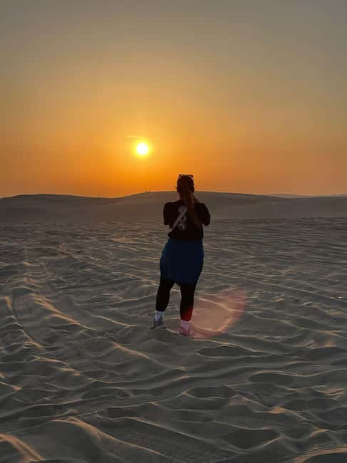 Doha Sunrise/Sunset or Night Stargazing desert safari. - Inland Sea Beach stop 1: photos, dune bashing, and sandboarding