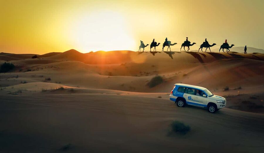 Doha: Sunset Desert Safari, ATV, Camel Ride and Sandboarding - From National Museum Metro to the Dunes, How the Timing Really Works