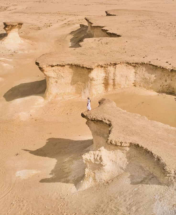 Doha: West Coast Qatar Tour, Sculptures, Camel Racing track - Umbrella Rock Mountain: Scenic Driving That Feels Like a Bonus Stop