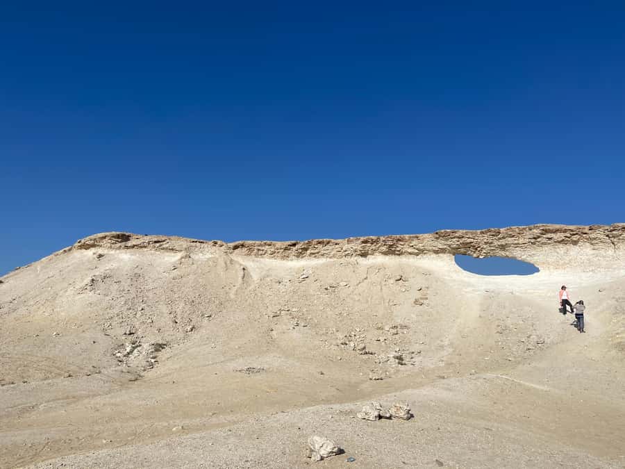 Doha: West Qatar Guided Journey With Pickup & Drop-Off - Zekreet limestone formations: where the desert meets the sea