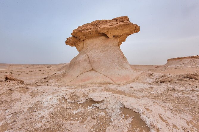 Doha West Qatar Richard Serra Sculpture, Mushroom Rock Tour - Stop 1, Richard Serra East-West/West-East at Brouq Nature Reserve